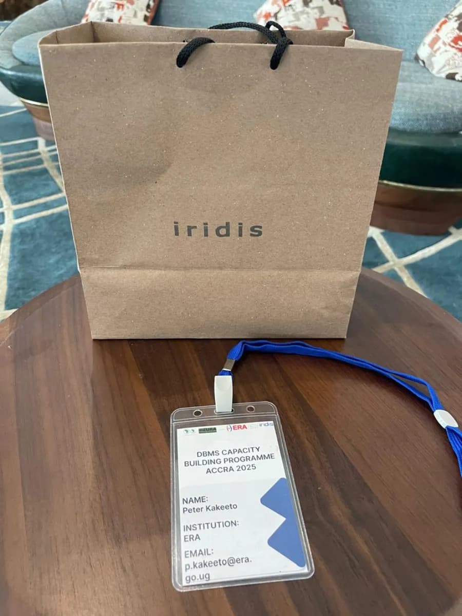 Iridis Lab conference participant kit and name badge