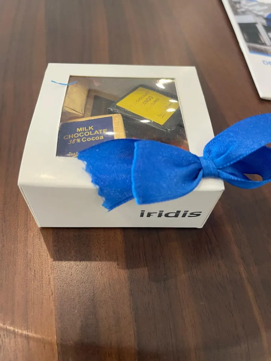 Welcome gift box for Iridis Lab delegates